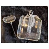 Very Large Heavy Cut Glass/Crystal Perfume Decanter