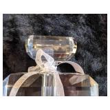 Very Large Heavy Cut Glass/Crystal Perfume Decanter