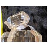 Very Large Heavy Cut Glass/Crystal Perfume Decanter