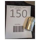 Coty Silver Perfume Case with Perfume