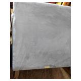 Powder Blue Velvet Tommy Hilfiger Chair with Ottoman - Beautiful and Comfortable