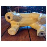 Signed Hand Sculpted Dog - Heavy