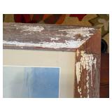 Print by Remington with Barn Wood Frame