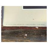 Lithograph by Remington with Barn Wood Frame