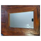 Oak Framed Mirror - Heavy