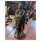 Native American Carved Statue