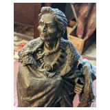 Native American Carved Statue