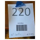 Floral Metal Lamp with Lampshade