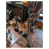 Heavy Metal Floral Candleholders