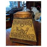 Decorative Copper Metal Box with Lid