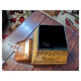 Decorative Copper Metal Box with Lid