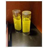 Oak Bar with locked storage and Pictured Barware