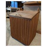 Vintage Wood  Storage Bin