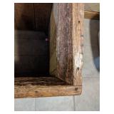 Vintage Wood  Storage Bin