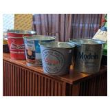 Beer Pails - Coors, Corona, Modelo and Budweiser