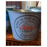 Beer Pails - Coors, Corona, Modelo and Budweiser