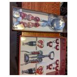 Barware Utensils - Wine Opener, charms, spoons and Corks