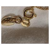 Stauer Necklace with Green Stone and 925 Chain