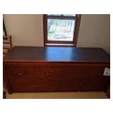 4 Drawer Dresser by American Faux Leather Top