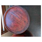 Stackable Round Wood Boxes