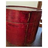 Stackable Round Wood Boxes