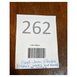 Vintage Antique Cast Iron Freestanding Electric Fireplace Rare Heavy