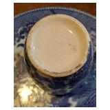 Vintage Antique Blue and White Dishes Japan