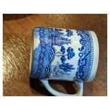 Vintage Antique Blue and White Dishes Japan