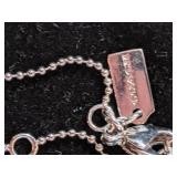 Silver Coach Necklace