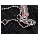 Silver Coach Necklace