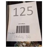 Sterling Silver Turquoise and Coral Feather Native American Pendant