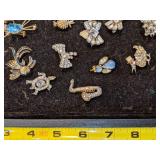 Miniature Brooches - Some Signed - Rare