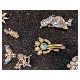 Miniature Brooches - Some Signed - Rare