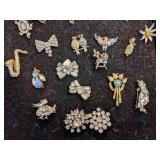 Miniature Brooches - Some Signed - Rare