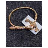 Kate Spade Multi-Colored Gemstone Bracelet and Earring Set