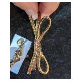 Kate Spade Multi-Colored Gemstone Bracelet and Earring Set