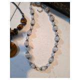 Vintage Jewelry Box filled with Costume Jewelry some Vintage