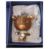 Swarovski Bear Key Chain/Purse Charm