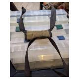 Plastic Fishing Lure Storage Containers in Canvas Bag