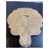 Wood Plaster Lion Head Plaque