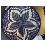 All Across Africa Handwoven Dyed Sisal Fibers and Sweet Grass Bowl