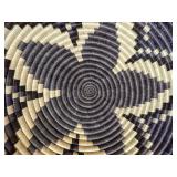 All Across Africa Handwoven Dyed Sisal Fibers and Sweet Grass Bowl