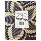 All Across Africa Handwoven Dyed Sisal Fibers and Sweet Grass Bowl