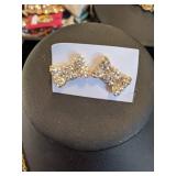Kate Spade Crystal Bow Necklace, Earrings and Ring Set