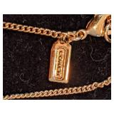 Coach Lobster and Rhinestones Necklace