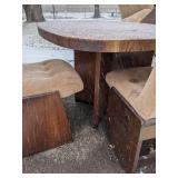 Dining Room or Game Room Table with 4 Chairs