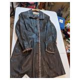 Vintage Alexander Julian Leather Jacket Coat Large
