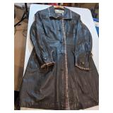 Vintage Alexander Julian Leather Jacket Coat Large
