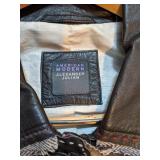 Vintage Alexander Julian Leather Jacket Coat Large