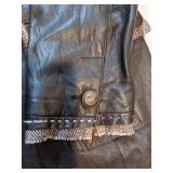 Vintage Alexander Julian Leather Jacket Coat Large